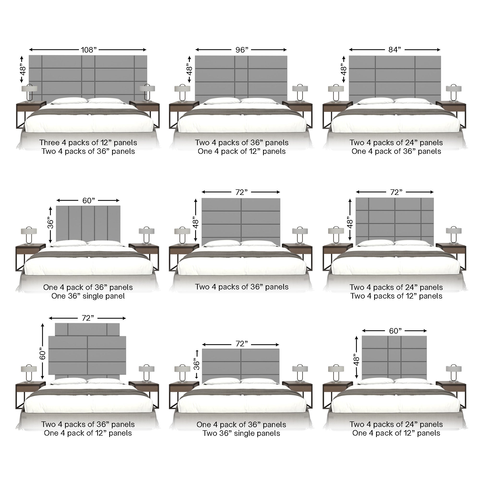 Individual 12" Wall Panel - Wall Panel Pros