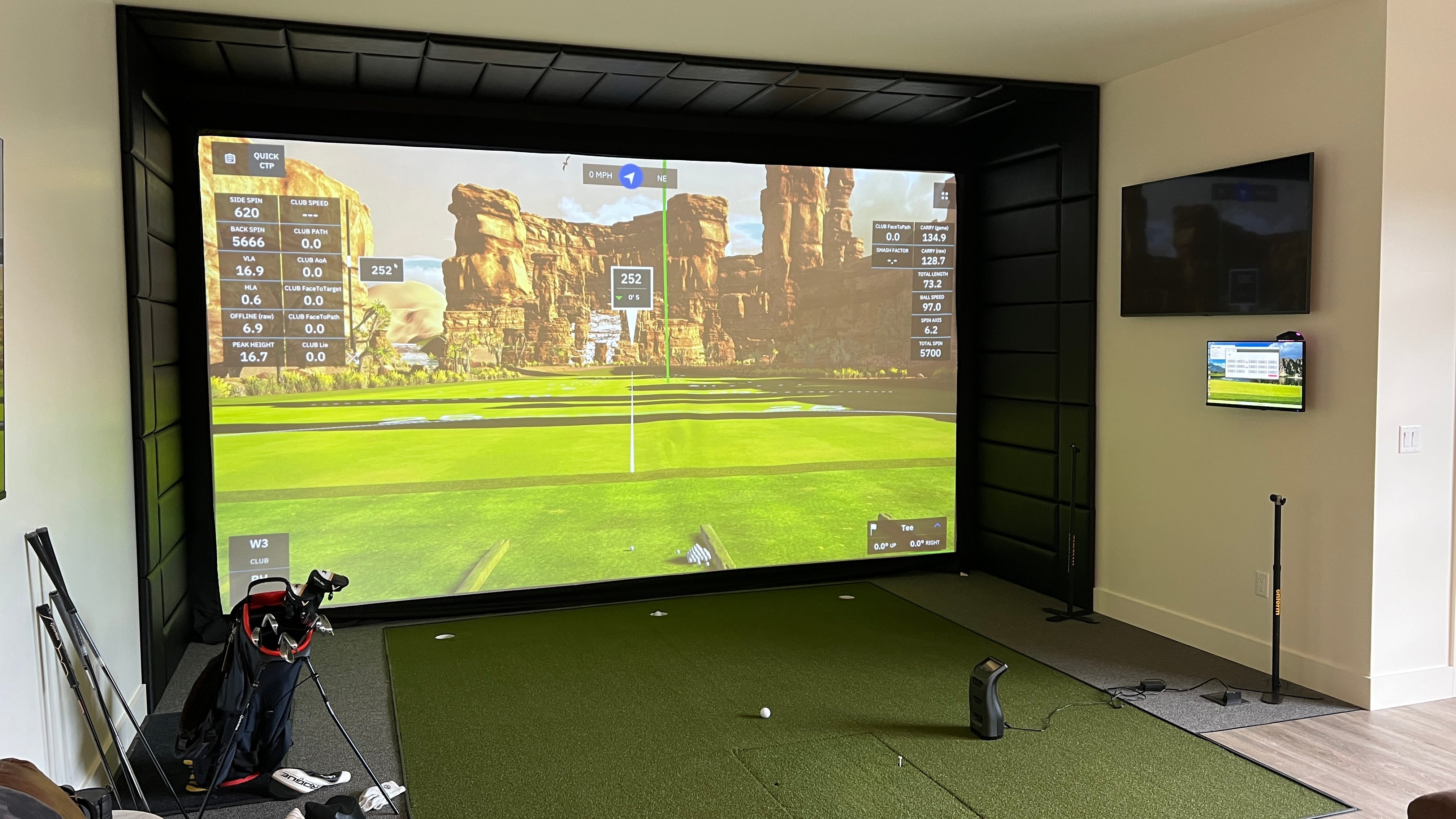 Golf Simulator Wall Panels by the Piece - Wall Panel Pros