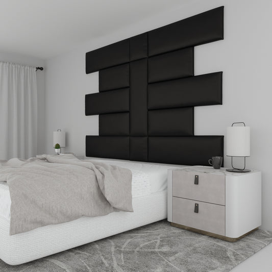 13 Piece Upholstered Wall Panel Headboard Kit 84" x 60" (King Style GW101)