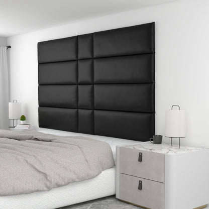 12 Piece Upholstered Wall Panel Headboard Kit 84" x 48" (King Style 2)
