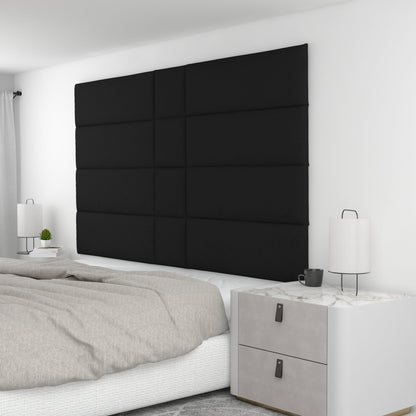 12 Piece Upholstered Wall Panel Headboard Kit 84" x 48" (King Style 2)