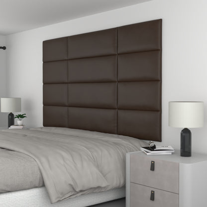 12 Piece Upholstered Wall Panel Headboard Kit 84" x 48" (King Style 3)