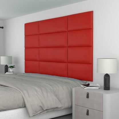 12 Piece Upholstered Wall Panel Headboard Kit 84" x 48" (King Style 3)