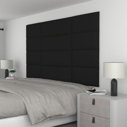 12 Piece Upholstered Wall Panel Headboard Kit 84" x 48" (King Style 3)