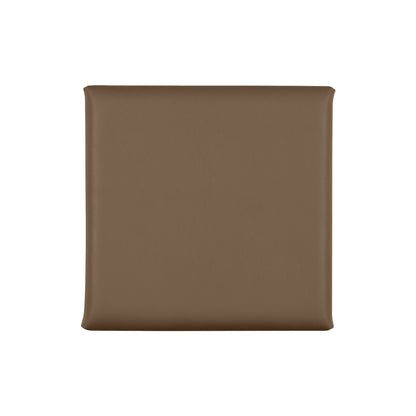 Acoustic sound dampening wall panel - Faux Leather Oh So Saddle 12x12 in