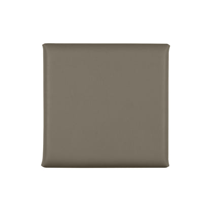 Acoustic sound dampening wall panel - Faux Leather Truly Taupe 12x12 in