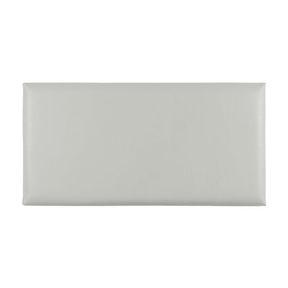 Acoustic sound dampening wall panel - Faux Leather Mountain Mist 12x24 in