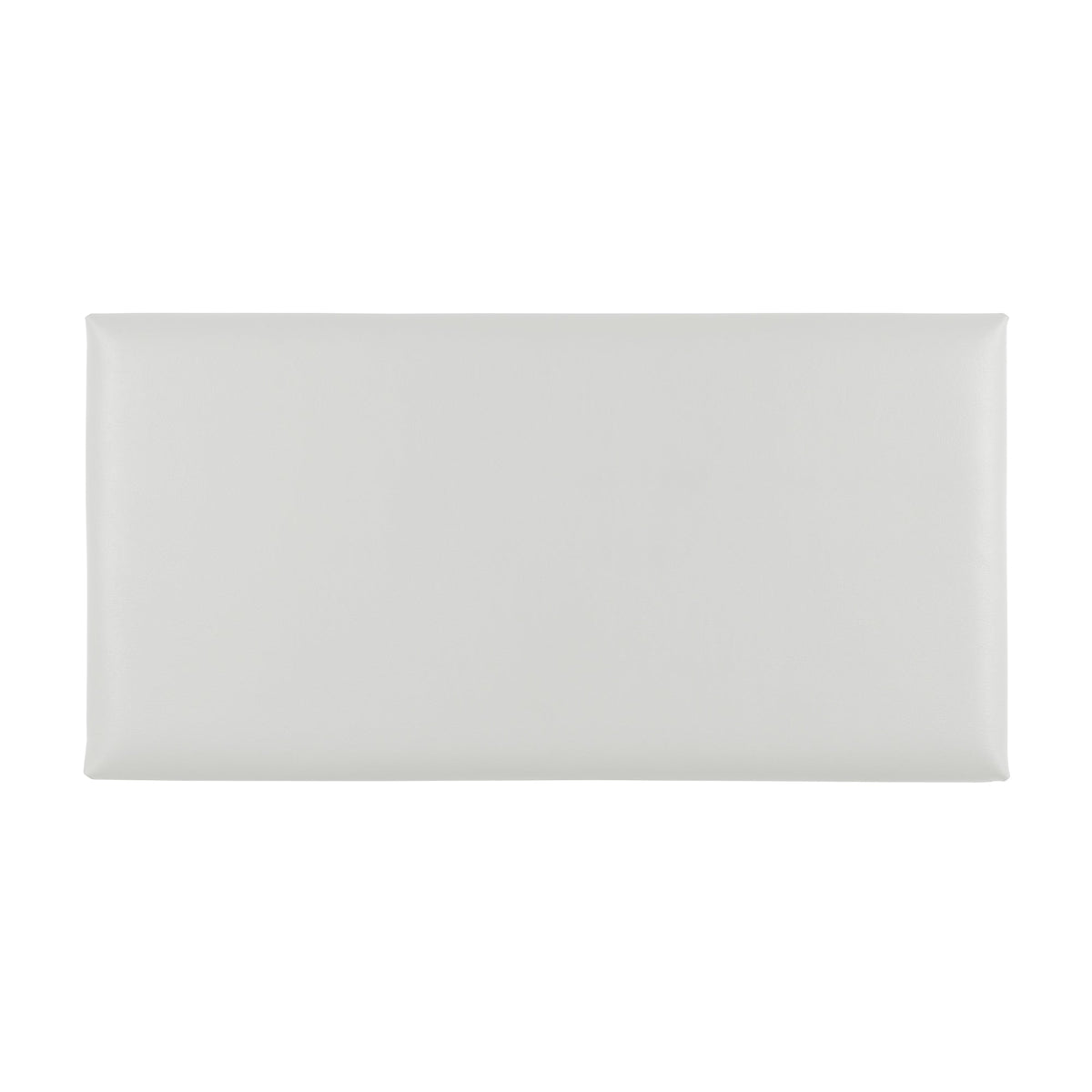 Acoustic sound dampening wall panel - Faux Leather Nice White 12x24 in