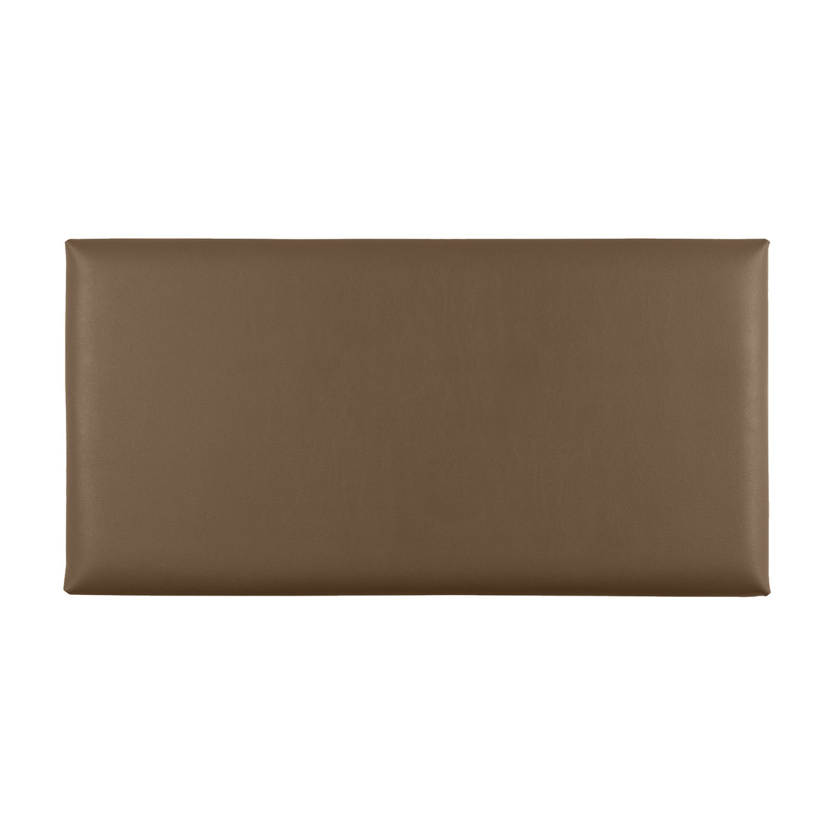 Acoustic sound dampening wall panel - Faux Leather Oh So Saddle 12x24 in