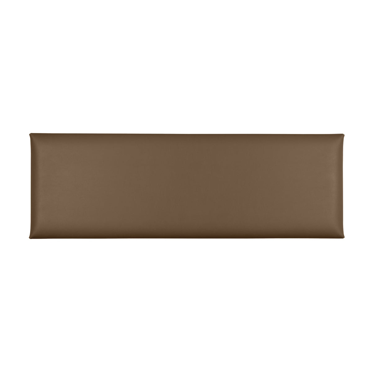 Acoustic sound dampening wall panel - Faux Leather Oh So Saddle 12x36 in