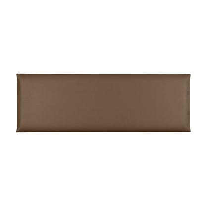 Acoustic sound dampening wall panel - Faux Leather Oh So Saddle 12x36 in