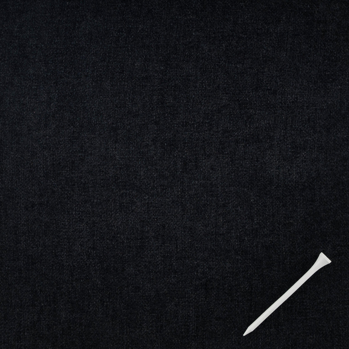Noir Jet Swatch with tee for scale - Wall Panel Pros
