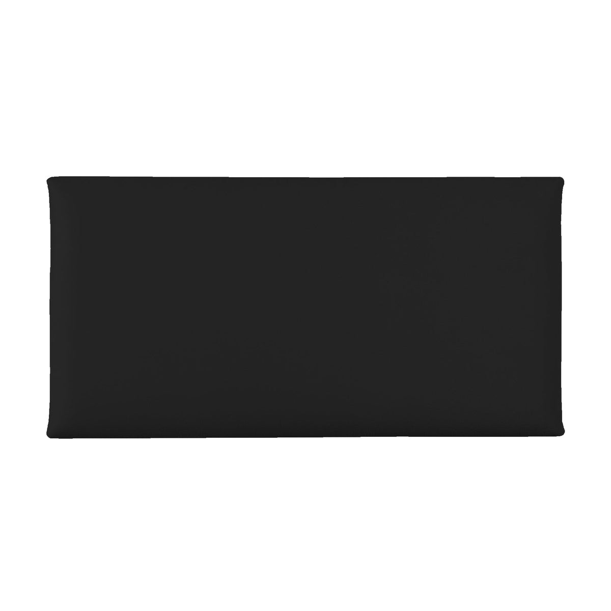 Acoustic sound dampening wall panel - Velour Black 12x24 in