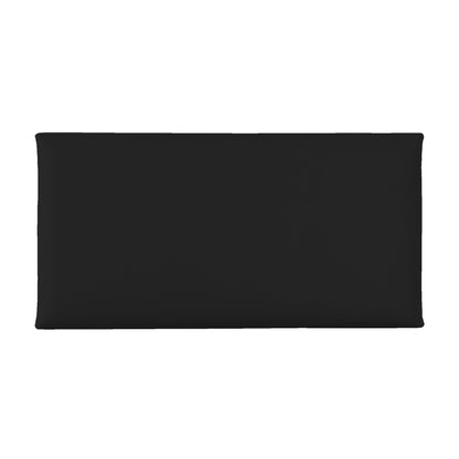 Acoustic sound dampening wall panel - Velour Black 12x24 in